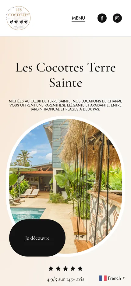 Vue mobile — Les Cocottes Terre Sainte